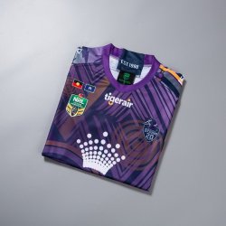 Thailandia Maglia Melbourne Storm 2018 Porpora