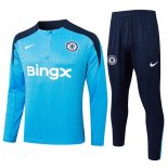 Felpa Allenamento Chelsea 2024 2025 Blu 4