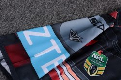 Thailandia Maglia Manly Sea Eagles Falcon 2017 2018 Nero