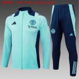 Bambino Giacca Manchester United 2025 2026 Blu