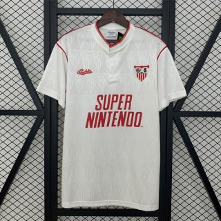 Thailandia Maglia Sevilla Home Retro 1991-1992 Thailandia Maglia Sevilla Home Retro 1991-1992