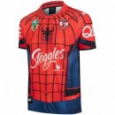 Thailandia Maglia Sydney Roosters Spider Man 2017 2018 Rosso