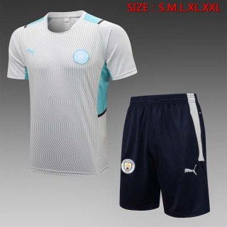 Formazione Manchester City Set Completo 2022 Grigio Formazione Manchester City Set Completo 2022 Grigio