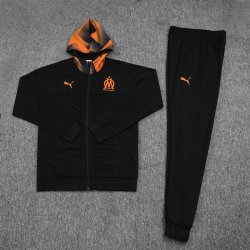 Felpa Marseille 2019 2020 Nero Arancione Grigio