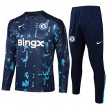 Felpa Allenamento Chelsea 2024 2025 Blu 3