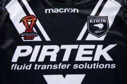 Thailandia Maglia New Zealand Kiwis RLWC Home 2017 2018 Nero