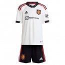 Maglia Manchester United Away Bambino 2022 2023