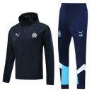 Giacca a vento Marseille Set Completo 2020 2021 Blu