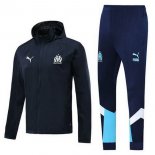 Giacca a vento Marseille Set Completo 2020 2021 Blu