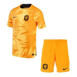 Maglia Paesi Bassi Home Bambino 2022 2023 Maglia Paesi Bassi Home Bambino 2022 2023
