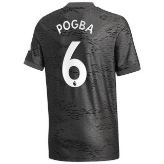 Maglia Manchester United NO.6 Pogba Away 2020 2021 Nero Maglia Manchester United NO.6 Pogba Away 2020 2021 Nero