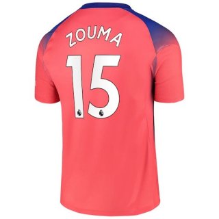 Maglia Chelsea NO.15 Zouma Terza 2020 2021 Arancione Maglia Chelsea NO.15 Zouma Terza 2020 2021 Arancione
