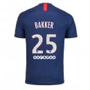 Maglia Paris Saint Germain NO.25 Bakker Home 2019 2020 Blu