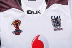 Thailandia Maglia Fiyi RLWC Champions 2017 2018 Bianco