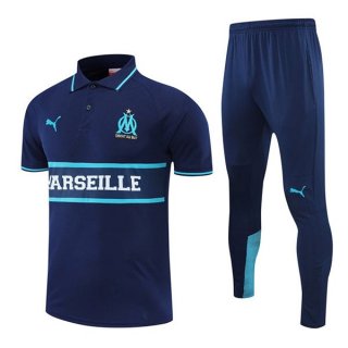 Polo Marseille Set Completo 2022 2023 Blu Navy Polo Marseille Set Completo 2022 2023 Blu Navy
