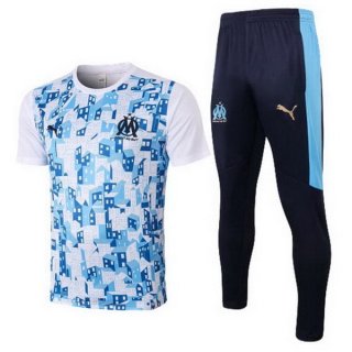 Formazione Marseille Set Completo 2020 2021 Blu Bianco Formazione Marseille Set Completo 2020 2021 Blu Bianco