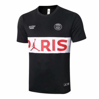 Maglia di Formazione Paris Saint Germain 2020 2021 Nero Bianco Maglia di Formazione Paris Saint Germain 2020 2021 Nero Bianco