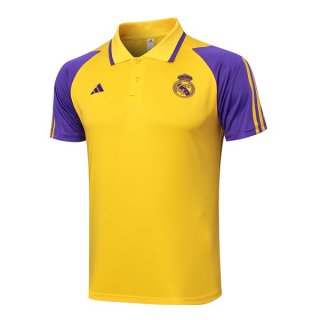 Polo Real Madrid 2024 2025 Giallo Porpora Polo Real Madrid 2024 2025 Giallo Porpora