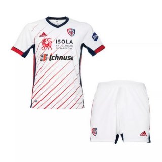 Maglia Cagliari Away Bambino 2020 2021 Bianco Maglia Cagliari Away Bambino 2020 2021 Bianco