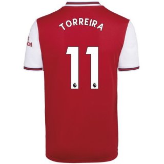 Maglia Arsenal NO.11 Torreira Home 2019 2020 Rosso Maglia Arsenal NO.11 Torreira Home 2019 2020 Rosso