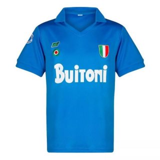 Thailandia Maglia Napoli Home Retro 1987 1988 Blu Thailandia Maglia Napoli Home Retro 1987 1988 Blu