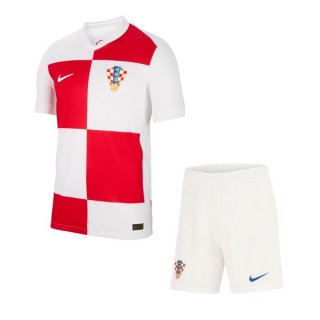 Maglia Croazia Home Bambino 2024 Maglia Croazia Home Bambino 2024