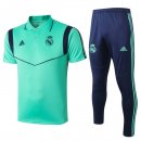 Polo Set Completo Real Madrid 2019 2020 Verde Blu