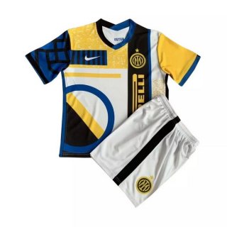 Maglia Inter Milan 4ª Bambino 2020/21 Giallo Maglia Inter Milan 4ª Bambino 2020/21 Giallo