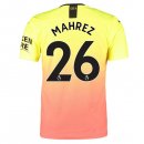 Maglia Manchester City NO.26 Mahrez Terza 2019 2020 Arancione