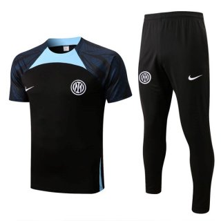 Maglia Inter Milan Set Completo 2022 2023 Nero Maglia Inter Milan Set Completo 2022 2023 Nero