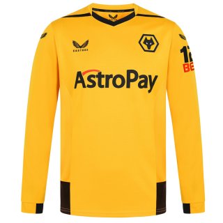 Thailandia Maglia Wolves Home ML 2022 2023 Thailandia Maglia Wolves Home ML 2022 2023