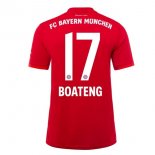 Maglia Bayern Munich NO.17 Boateng Home 2019 2020 Rosso