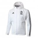 Giacca A Vento Manchester United 2020 2021 Bianco Nero