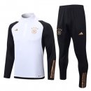 Felpa Germania 2022 2023 Bianco Nero