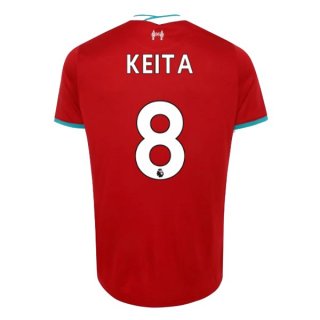 Maglia Liverpool NO.8 Keita Home 2020 2021 Rosso Maglia Liverpool NO.8 Keita Home 2020 2021 Rosso
