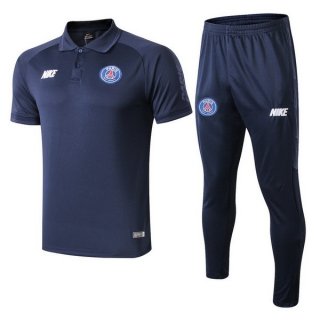 Polo Set Completo Paris Saint Germain 2019 2020 Blu Polo Set Completo Paris Saint Germain 2019 2020 Blu