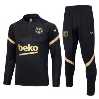 Felpa Allenamento Barcellona 2023 2024 Nero Felpa Allenamento Barcellona 2023 2024 Nero