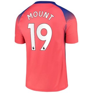 Maglia Chelsea NO.19 Mount Terza 2020 2021 Arancione Maglia Chelsea NO.19 Mount Terza 2020 2021 Arancione
