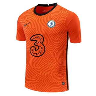 Thailandia Maglia Chelsea Portiere 2020 2021 Arancione Thailandia Maglia Chelsea Portiere 2020 2021 Arancione