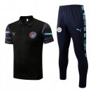 Polo Manchester City Set Completo 2022 2023 Nero