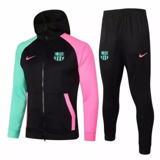 Giacca a Vento Barcellona 2020/2021 Nero Verde Rosa Giacca a Vento Barcellona 2020/2021 Nero Verde Rosa