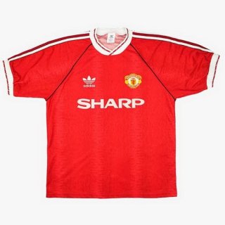 Thailandia Maglia Manchester United Home Retro 1990 1992 Rosso Thailandia Maglia Manchester United Home Retro 1990 1992 Rosso