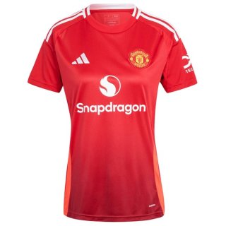 Maglia Manchester United Home Donna 2024 2025 Maglia Manchester United Home Donna 2024 2025