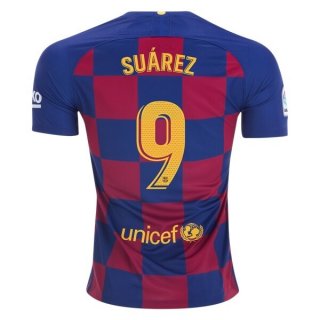 Maglia Barcellona NO.9 Suarez Home 2019 2020 Blu Rosso Maglia Barcellona NO.9 Suarez Home 2019 2020 Blu Rosso