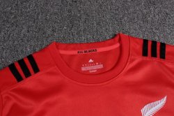 Maglia di Formazione Rugby All Blacks 2017 2018 Arancione Nero