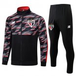 Giacca Sao Paulo 2024 2025 Nero Rosso 3