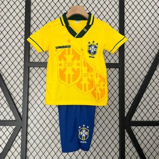 Maglia Brasile Home Retro Bambino 1993 1994 Maglia Brasile Home Retro Bambino 1993 1994