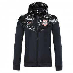 Giacca a vento Corinthians Paulista 2019 2020 Nero Grigio