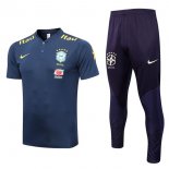 Polo Brasile Set Completo 2022 2023 Blu