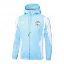 Rompevientos Manchester City 2024 2025 Blu